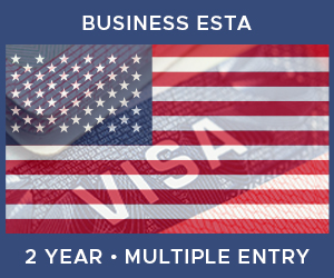 United Kingdom Multiple Entry Business ESTA For United States (2 Year 90 Day)