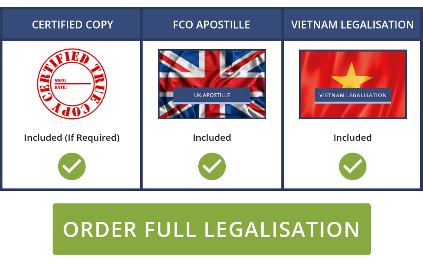 Vietnam Legalisation | Guaranteed Service